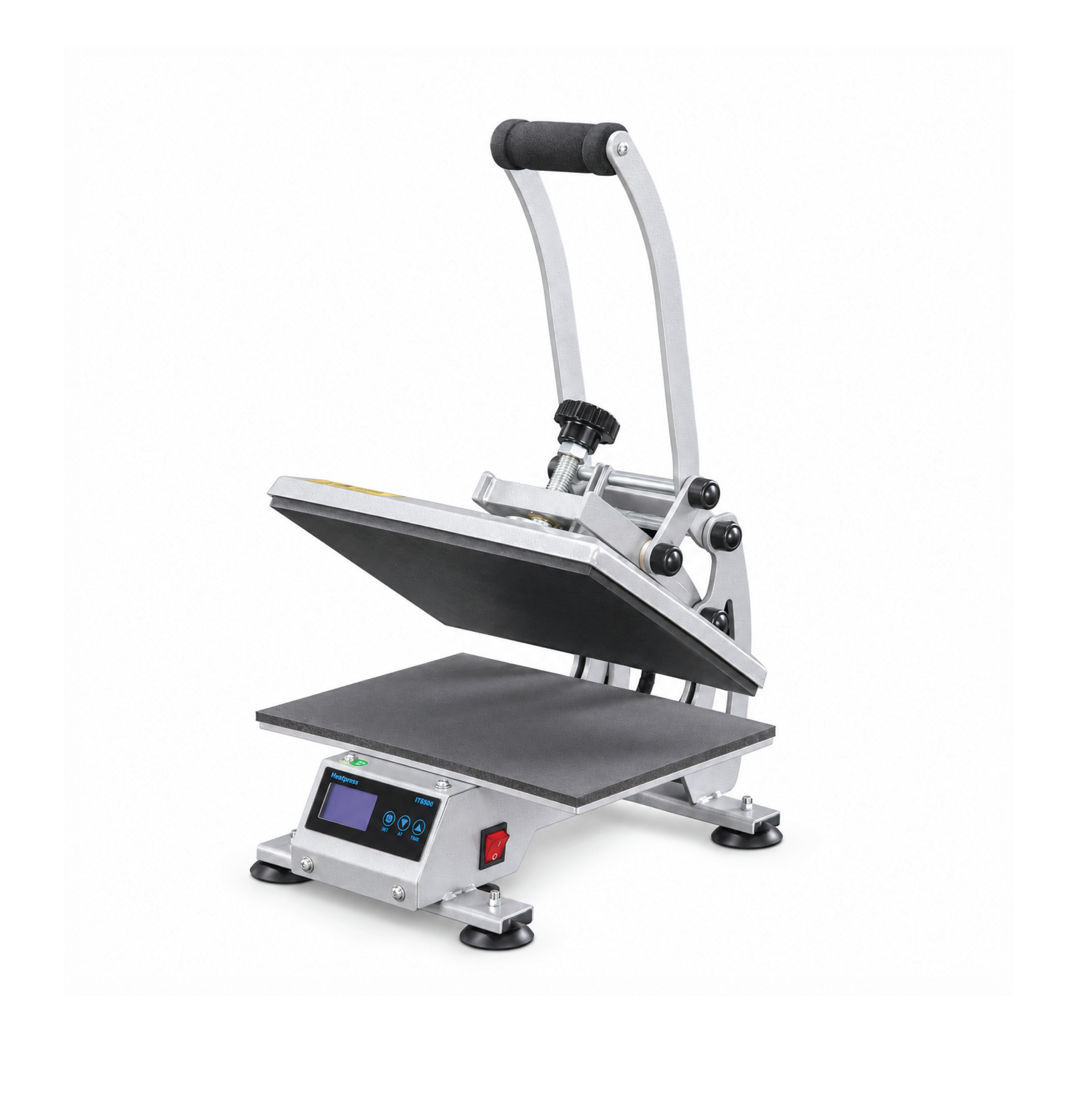 CSA4 mini A4 heat press — right side view